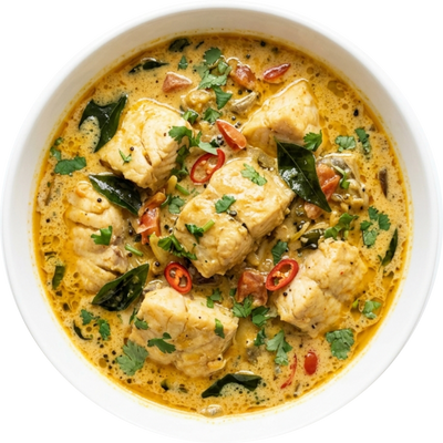 Fish Curry in Coconut Milk