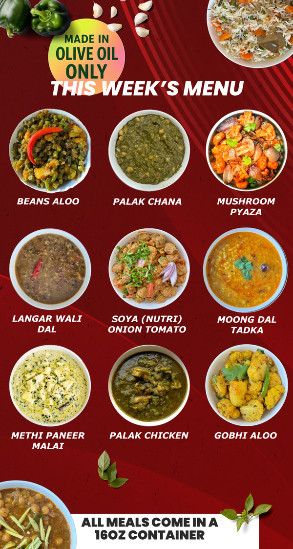 WEEKLY 5 MEALS PLAN