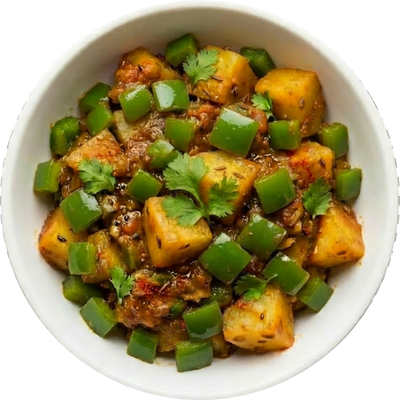 Shimla Mirch Aloo